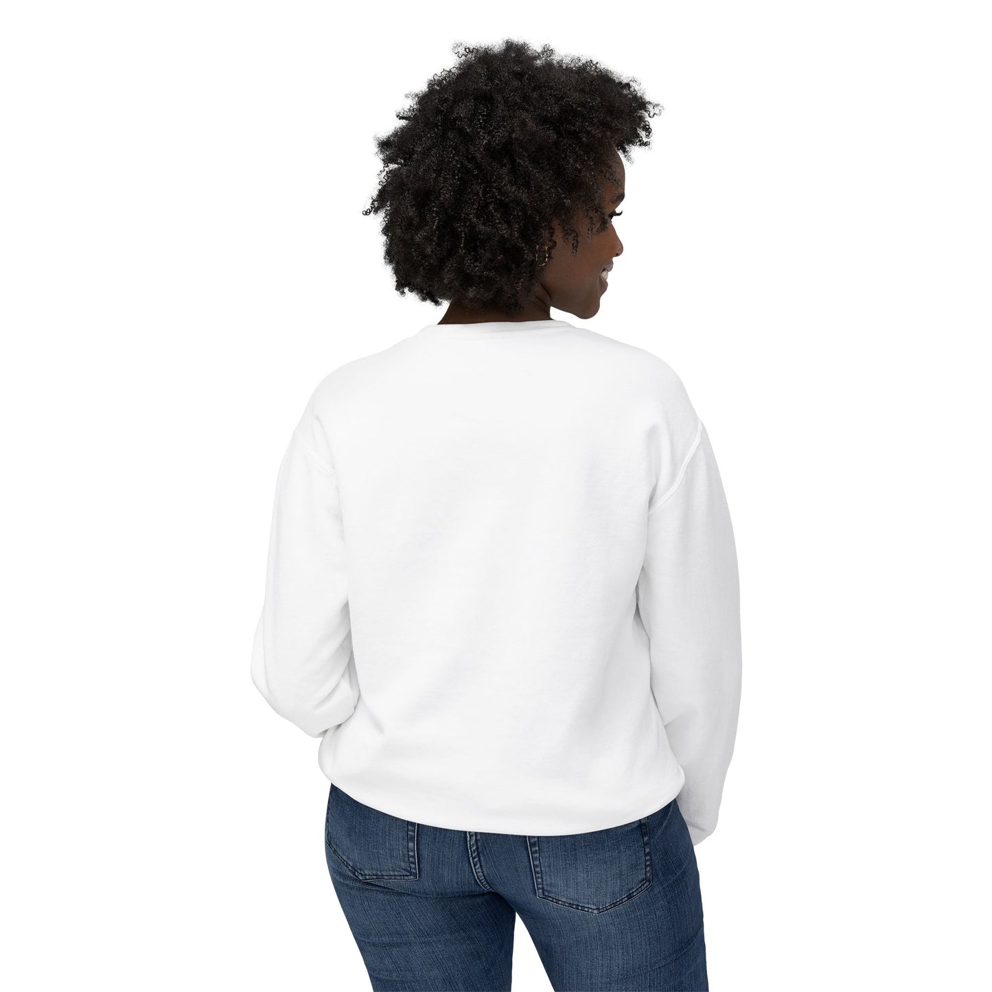 "Cosmic Power Sweatshirt: I Don't Throw Hands, I Cast Spells"